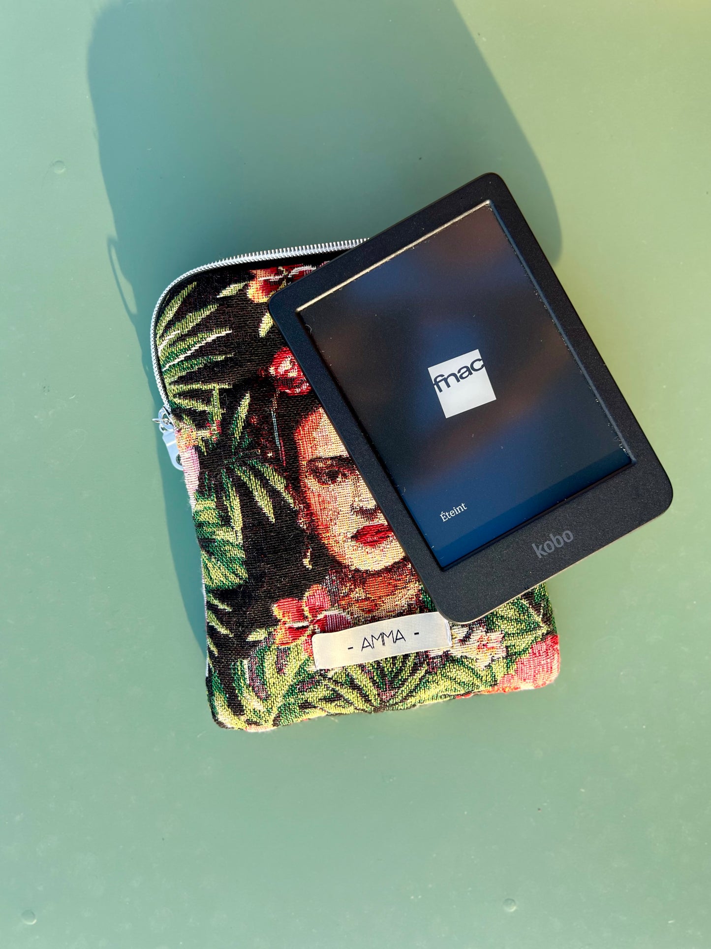 Housse liseuse Kindle/Kobo tissu jacquard - Frida Kahlo