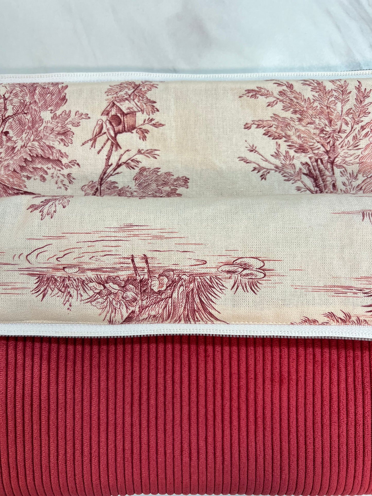 Red Corduroy Computer Sleeve