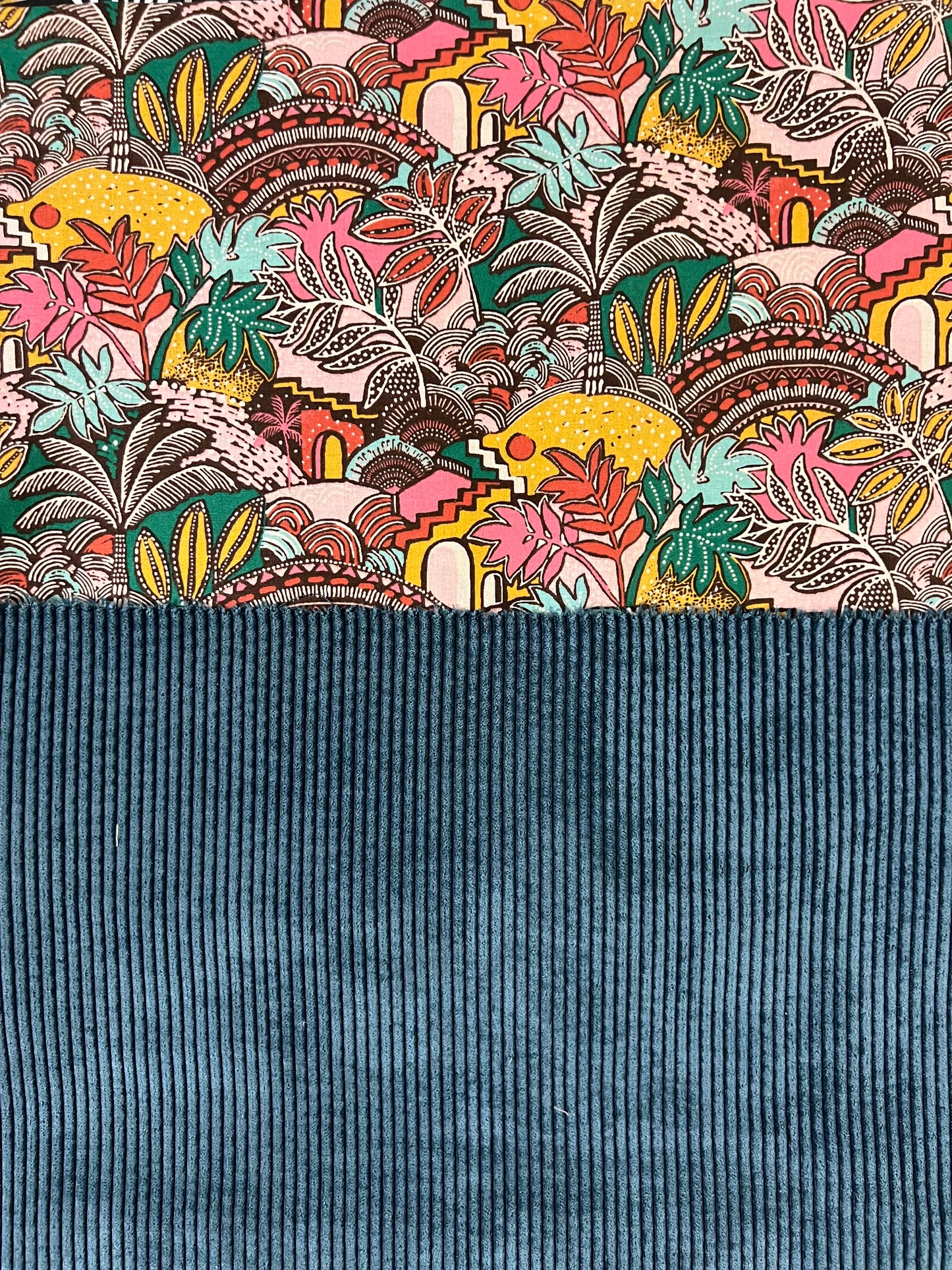Duck Blue Corduroy Computer Case