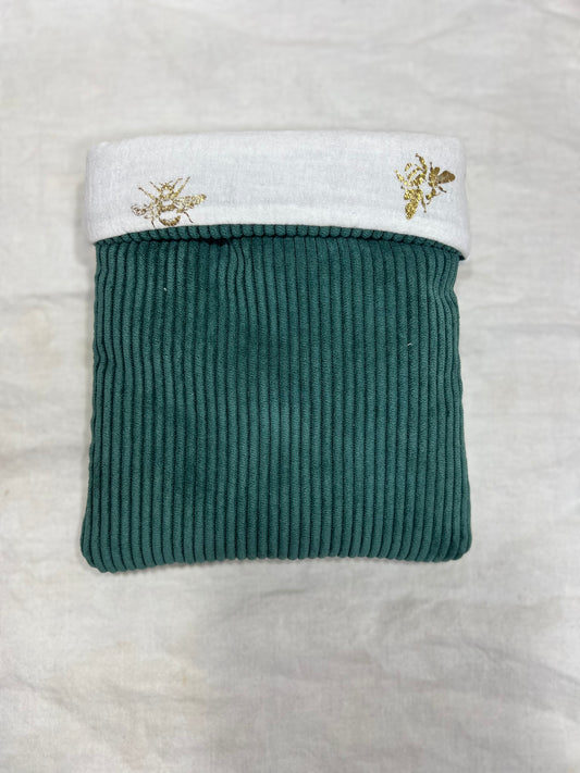 Cord-Bucheinband Tannengrün