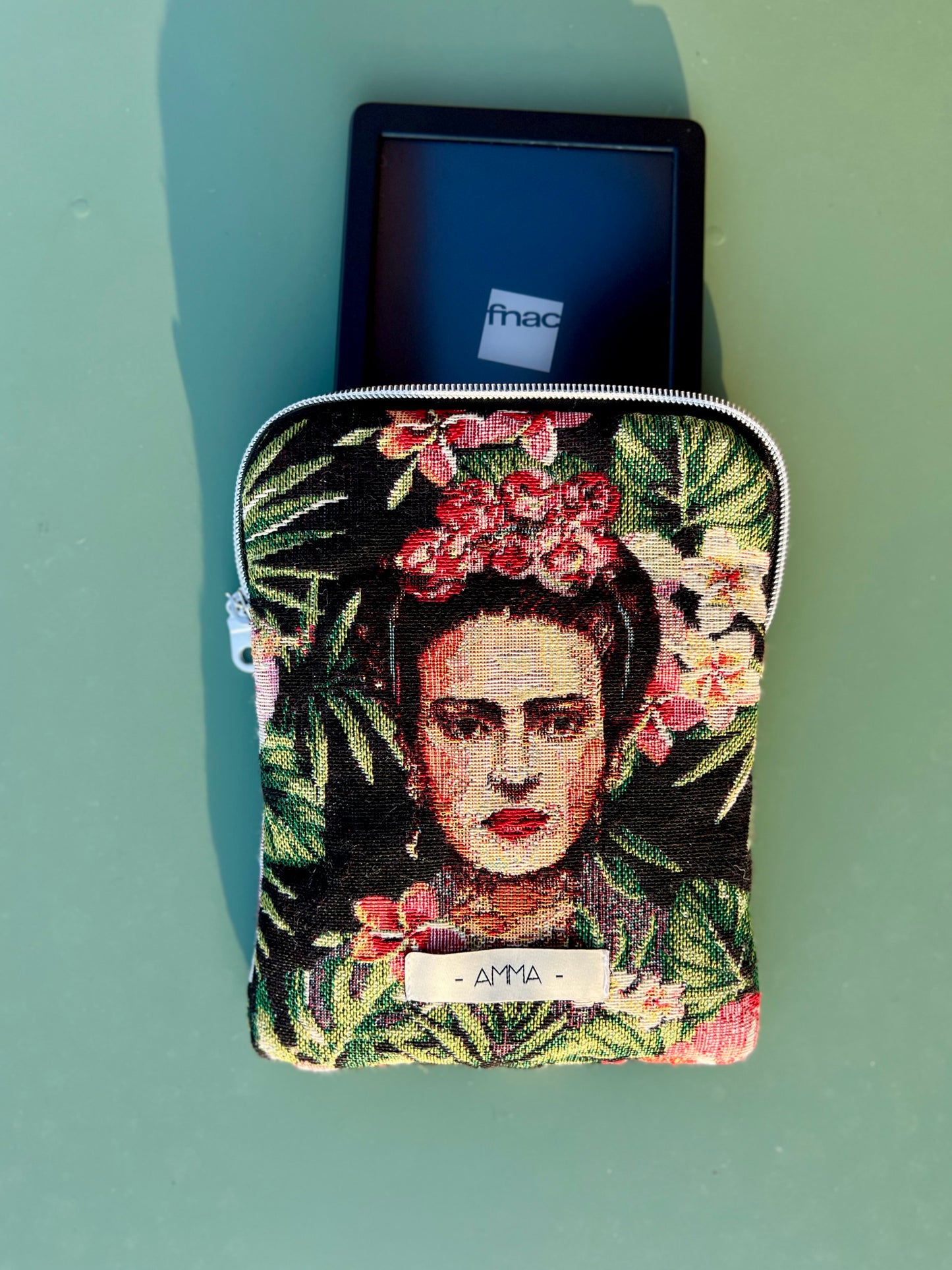 Housse liseuse Kindle/Kobo tissu jacquard - Frida Kahlo