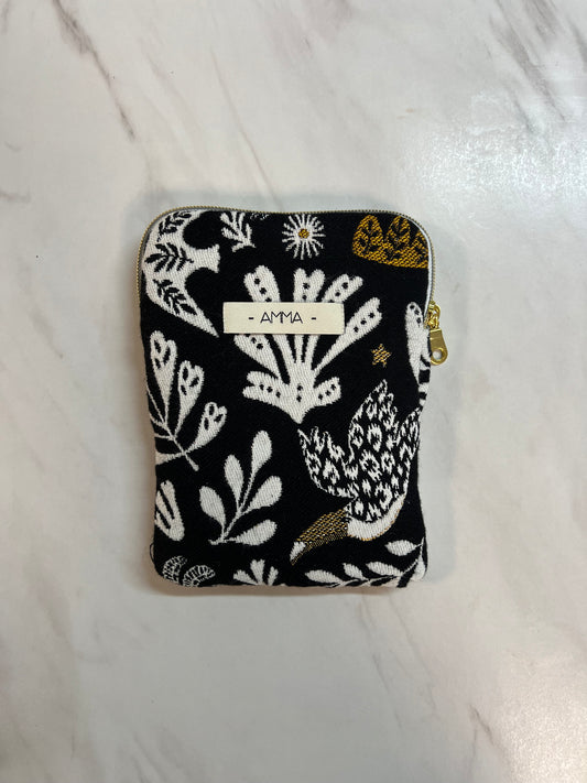 Kindle/Kobo e-reader cover in jacquard fabric - Arty Dark