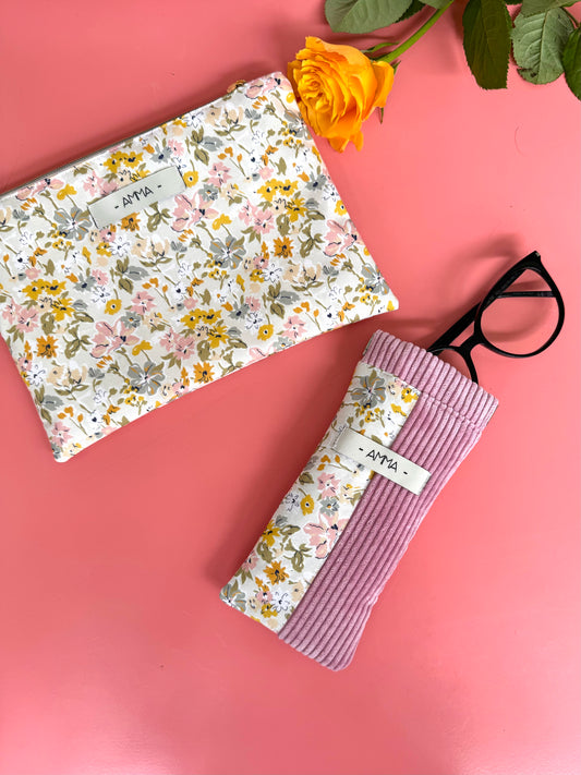 Mathilde Liberty Velvet Duo Glasses Case