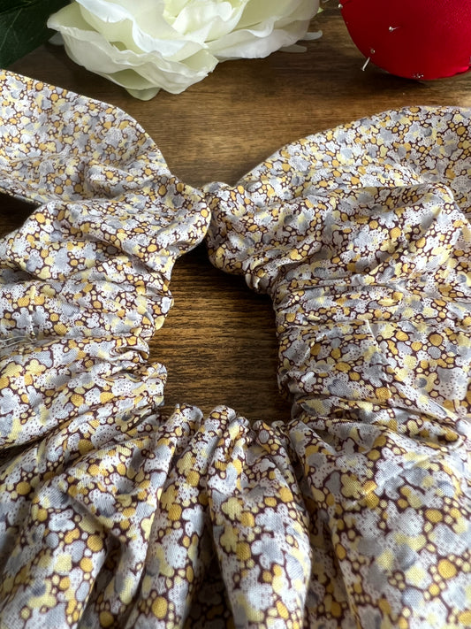 Chouchou Mimosa - Maxi noeud Liberty of London - Amma Atelier