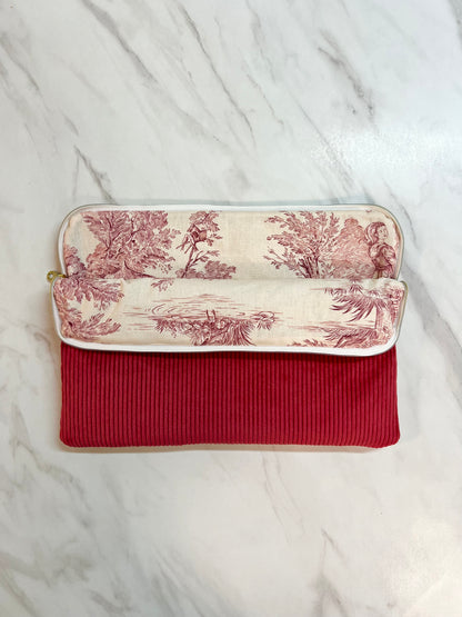 Red Corduroy Computer Sleeve