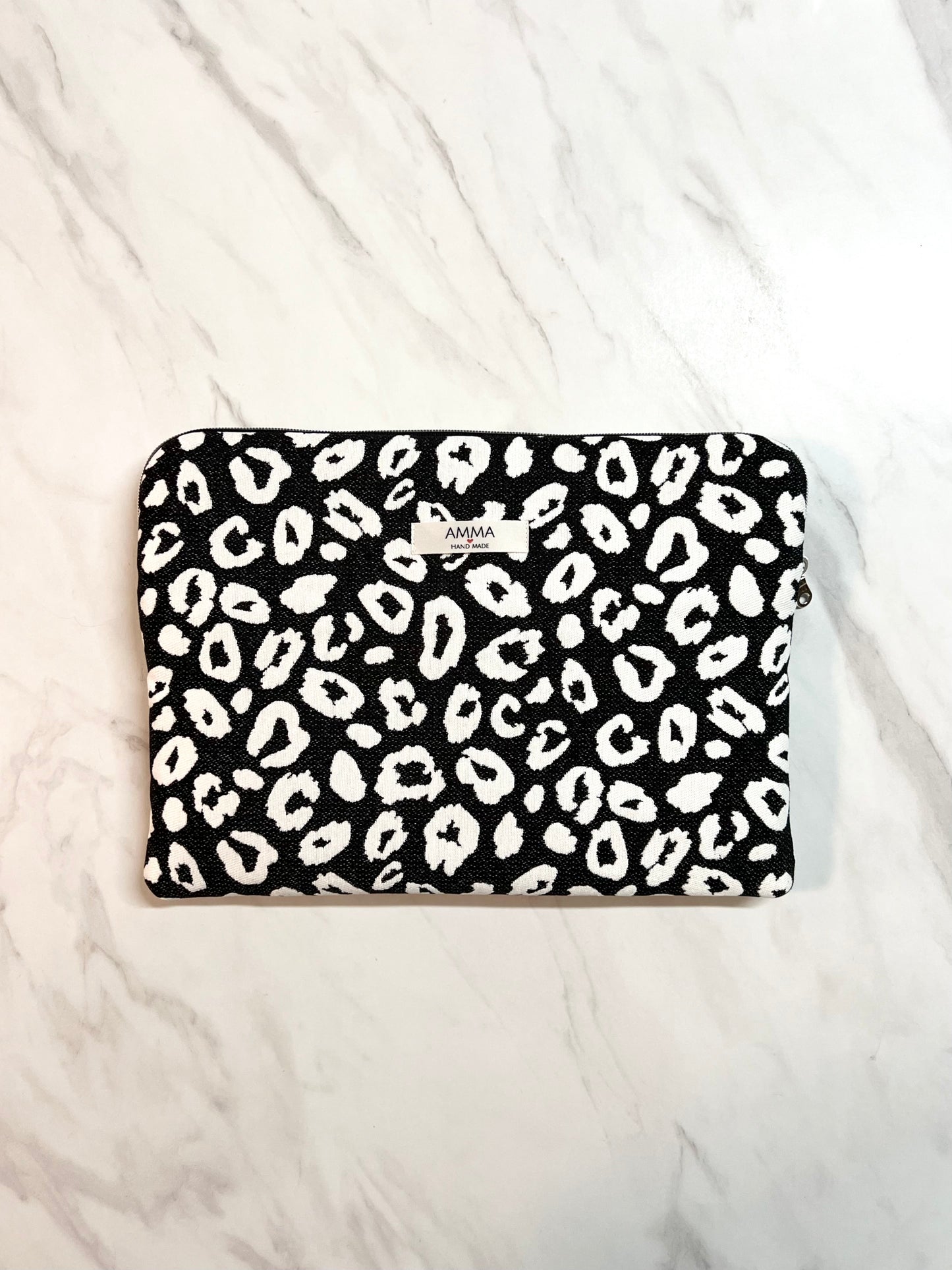 Jacquard fabric computer cover - Black Panthera