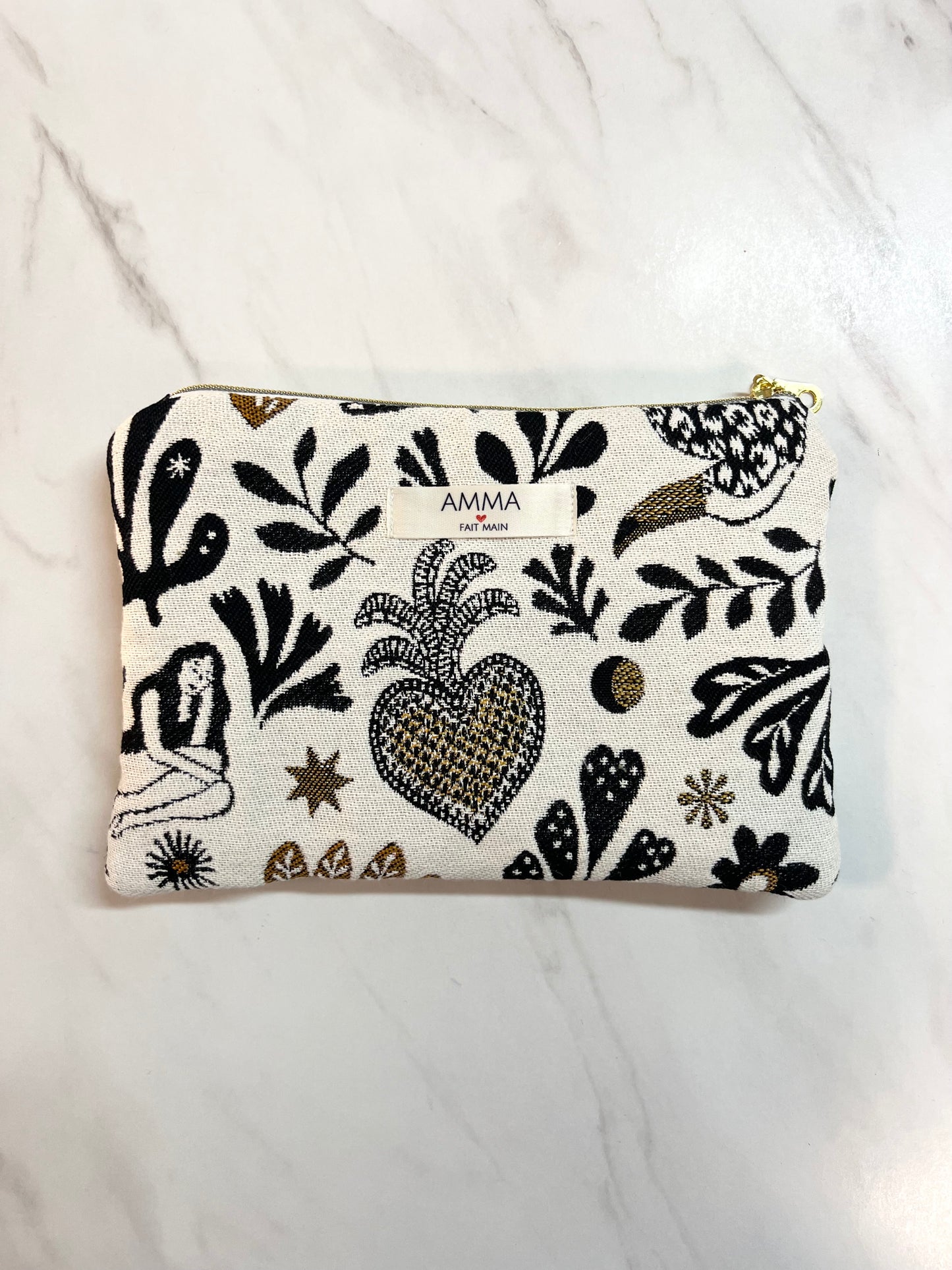 Mini Arty White Pouch
