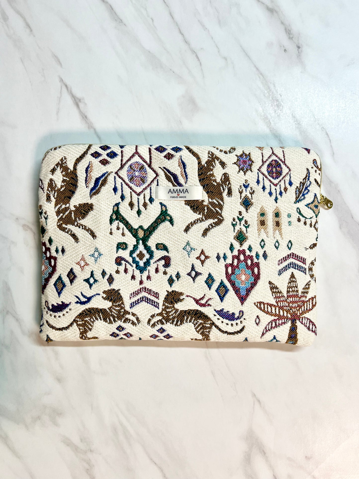 Housse d'ordinateur tissu jacquard Arty Tantric