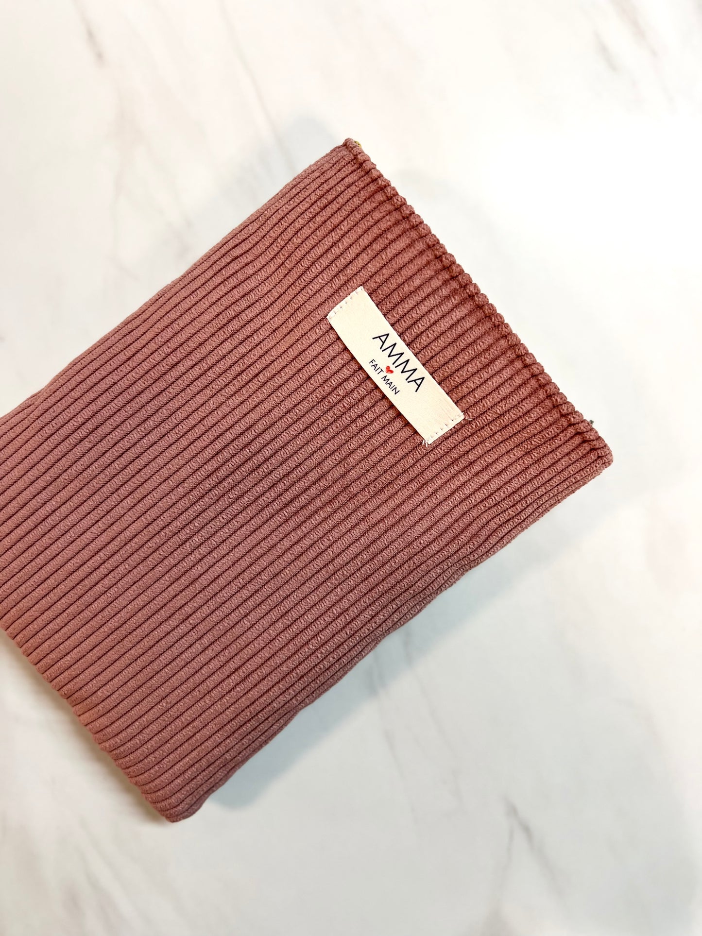 Rosewood Corduroy Book Cover
