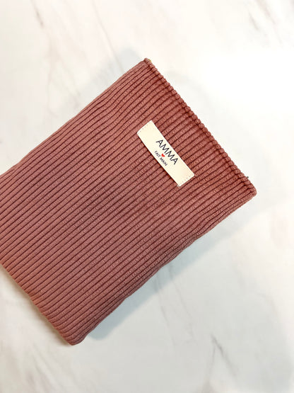 Rosewood Corduroy Book Cover