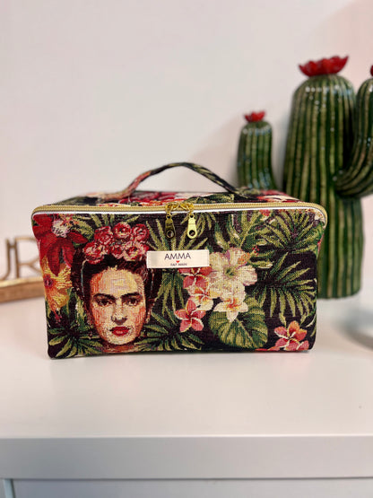 Trousse de toilette Trésor XXL - Frida Khalo - Ouverture à plat