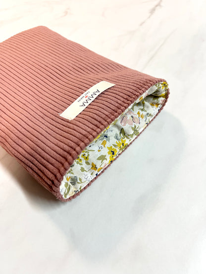 Rosewood Corduroy Book Cover