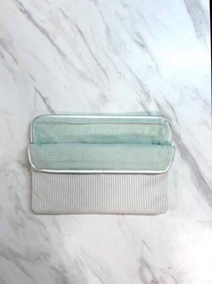 Cream Corduroy Computer Case