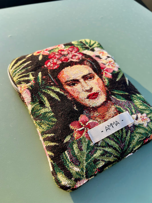 Housse liseuse Kindle/Kobo tissu jacquard - Frida Kahlo