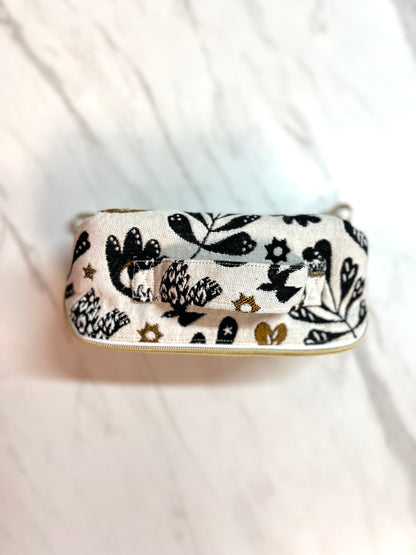 Trousse Trésor XXL Jacquard Arty  - Ouverture à plat