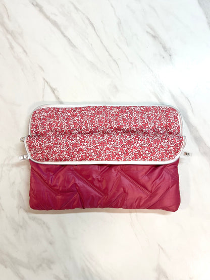 Housse Ordinateur Doudoune Fuschia