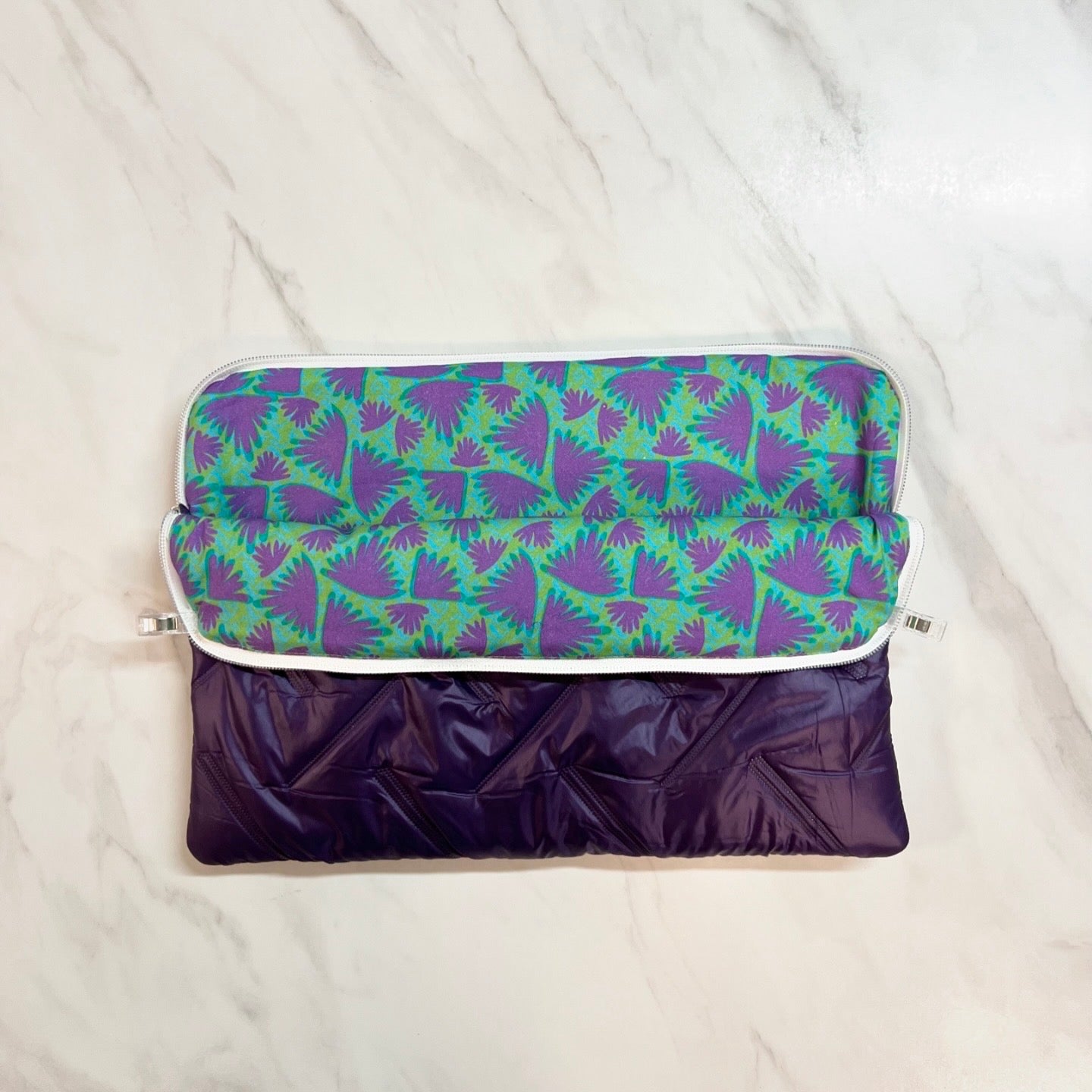 Purple Down Jacket Computer Cover