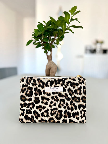 Mini Pochette imprimé léopard